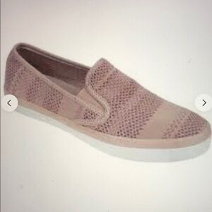 SPERRY Women’s Seaside Striped Knit Slip-on Sneakers size 9.5 Rose